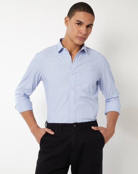 Buy BLUE Shirts for Men by MAX Online