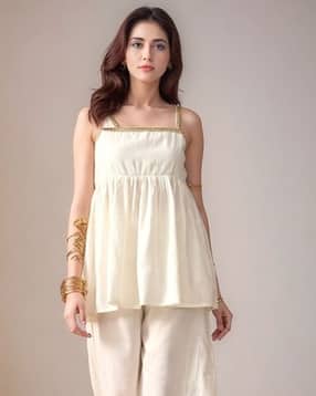 svaraa Women Embellished Relaxed Fit Top-picture-13
