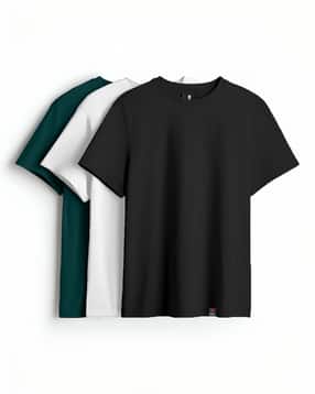 Pack of 3 Men Loose Fit T-shirt