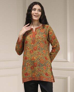 biba Women Floral Print Straight Kurti-picture-51
