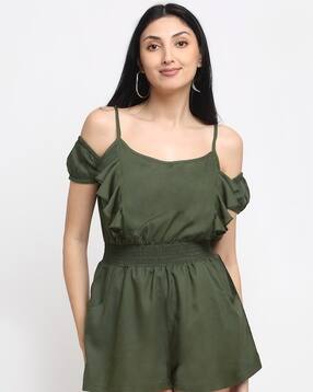 leia Women Scoop-Neck Playsuits-picture-13