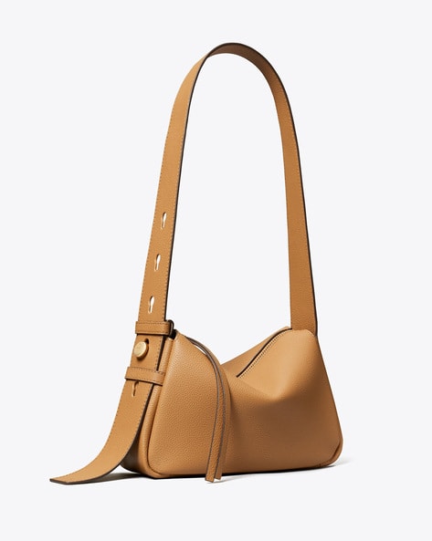Buy Tory Burch Romy Small Shoulder Bag Tan Color Women AJIO LUXE