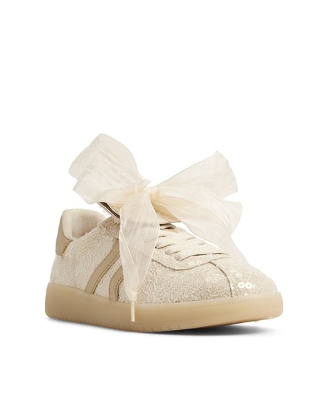 ALDO Women Embellished Lace-Up Sneakers