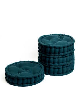 skanda fab Pack of 4 Round Floor Cushions -picture-27