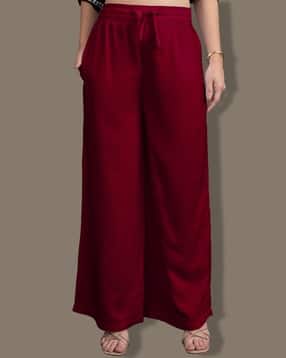 daive Women Plaazzos With Insert Pockets-picture-28