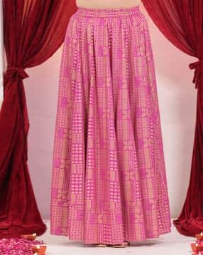 aramya Women Printed Skirt with Elasticated Waist-picture-35