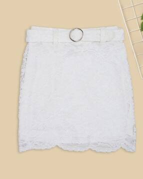 pantaloons junior Girls Lace Pencil Skirt-picture-51