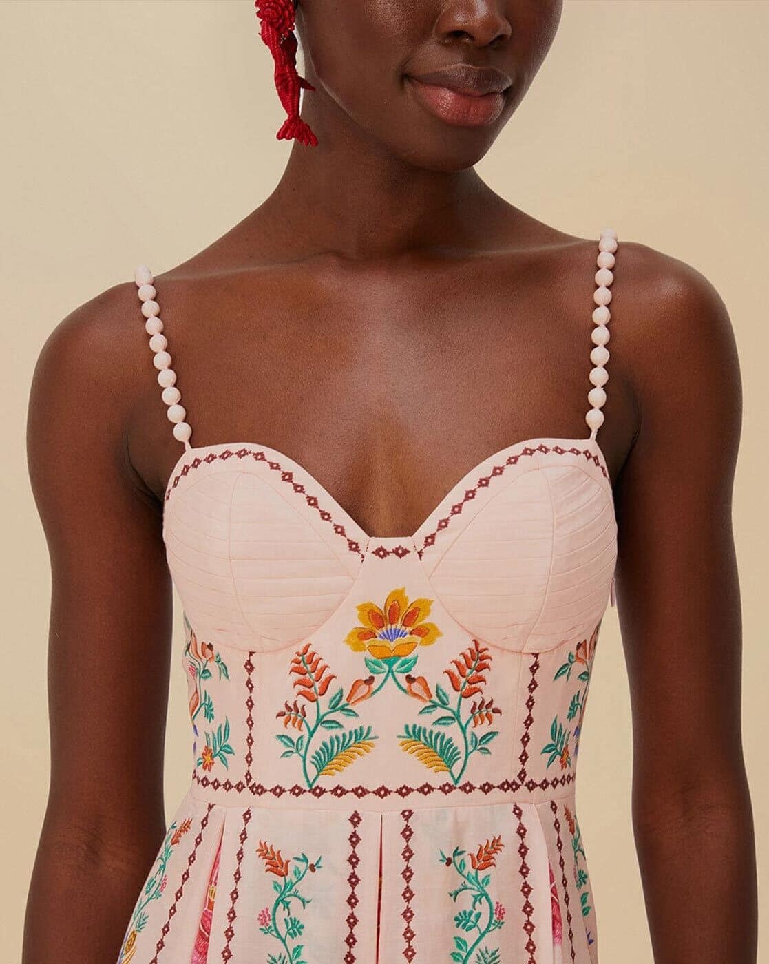 farm rio delicate forest pink maxi dress Farm Rio Delicate Forest Maxi