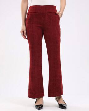 global republic Women Flared Flat-Front Trousers-picture-35