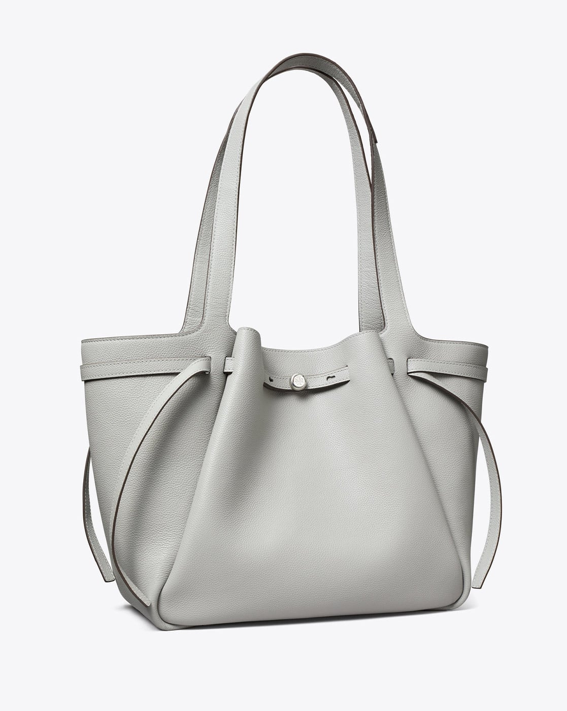 Buy Tory Burch Romy Tote Bag with Double Strap | Grey Color Women