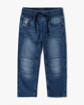 u.s. polo assn. Boys Mid-Wash Cotton Regular Fit Jeans-picture-11