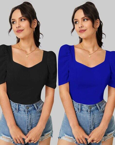 Maheshvi Women Pack of 2 Relaxed Fit Tops