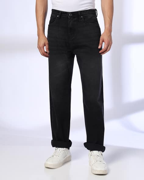 DNMX Men Mid-Rise Loose Fit Jeans