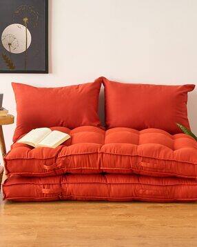 skanda fab Set of 2 Quilted Rectangular Pillows-picture-49
