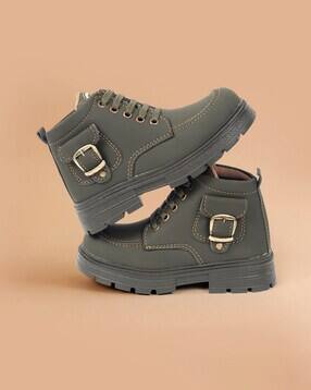 freeplay Boys Round-Toe Lace-Up Boots-picture-51