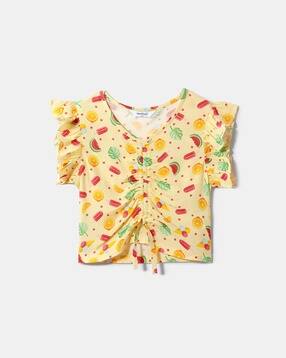nauti nati Girls Graphic Regular Fit Top-picture-50