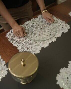 vivaluxora  Sunflower Metallic Table Mats -picture-14