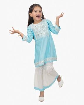 Girls Kurta Suit Set-image-22