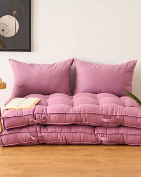 skanda fab Set of 2 Rectangular Cotton Cushions-picture-46