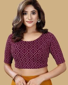 nyrika Women Printed Slip-On Blouse-picture-32