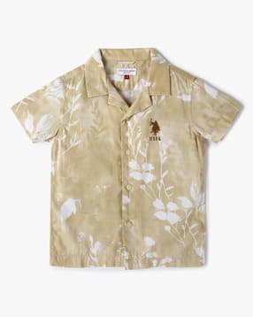 u.s. polo assn. Boys Floral Print Regular Fit Shirt-picture-26