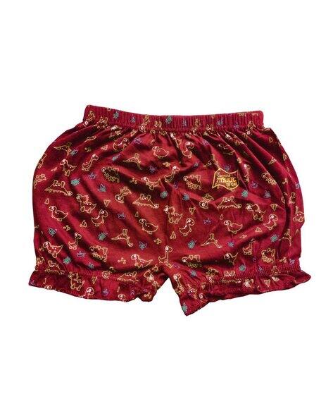 Gialon Girls Printed Bloomers with Elasticated Waistband