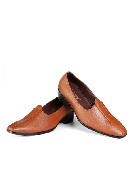 BXXY Men Elevator Casual Heeled Slip-on Traditional Jutti