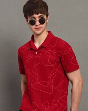 neonomad Men Printed Regular Fit Polo T-Shirt-picture-10