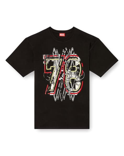 Buy Black Tshirts for Men by DIESEL Online | Ajio.com