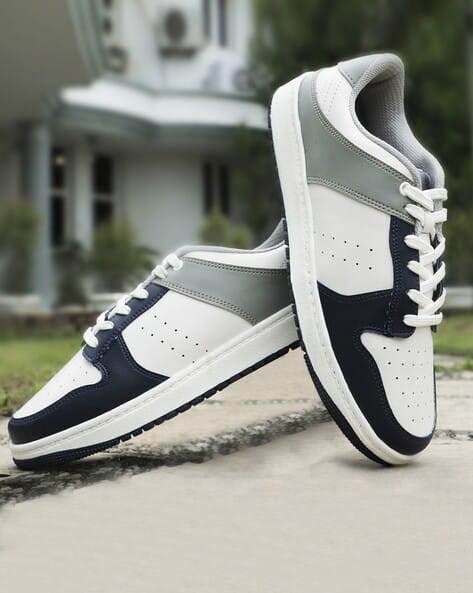 LIBERTY Men Round-Toe Lace-Up Sneakers