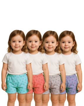gialon Girls Pack of 4 Graphic Print Cotton Briefs-picture-7