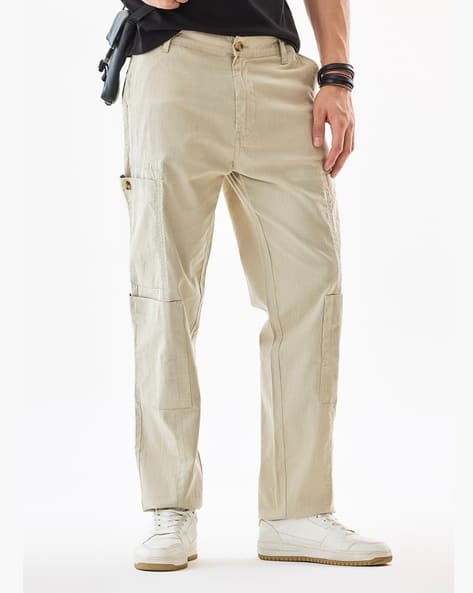 SNITCH Men Straight Fit Cargo Pants Offers & Cashback