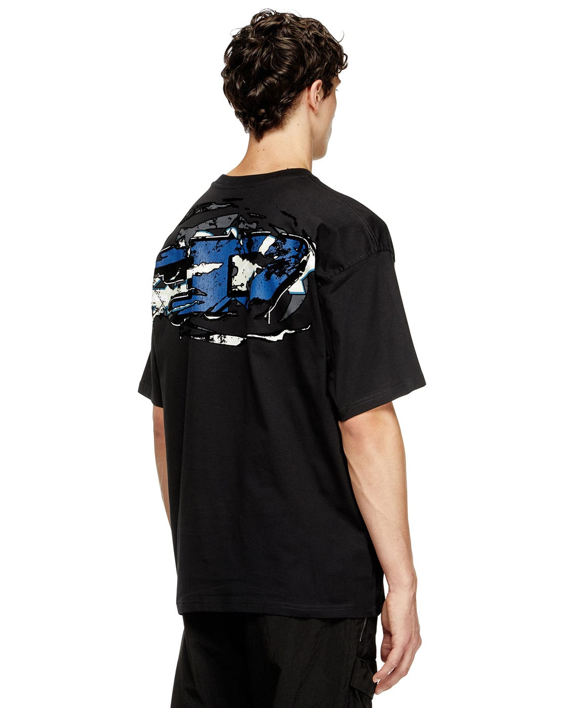 Buy DIESEL T-Boxt-T24 Oval D Logo Cotton Relaxed Fit T-Shirt