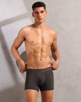 u.s. polo assn. Men Heathered Trunks with Elasticated Waistband-picture-13