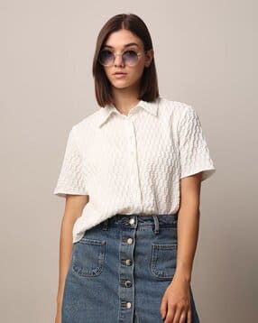 zilcon Women Patterned Relaxed Fit Shirt-picture-10
