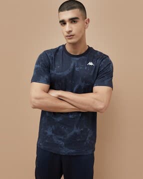 kappa Men Printed Regular Fit Round-Neck T-Shirt-picture-48