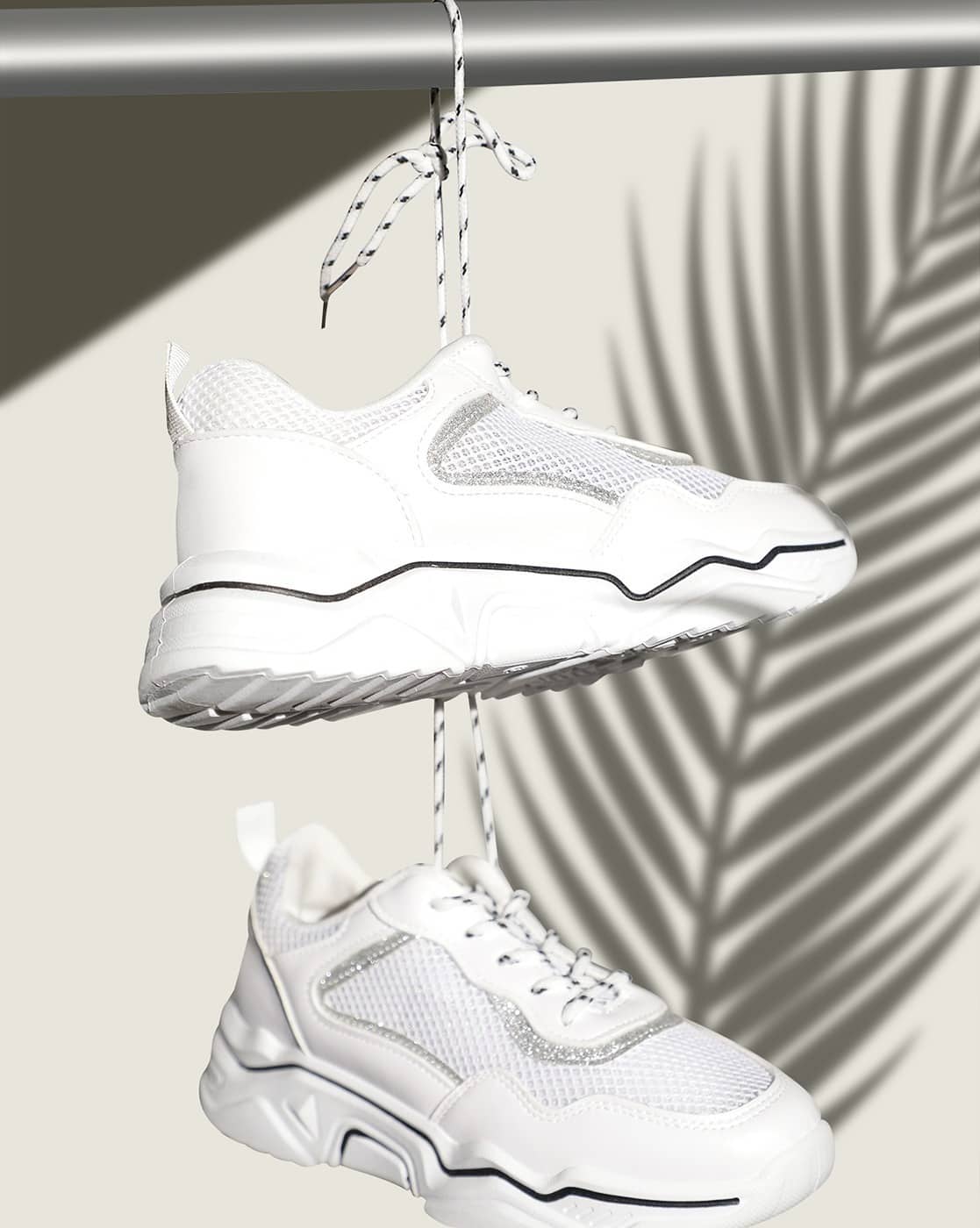 Lulu & Sky Women Mid-Top Lace-Up Shoes (White)