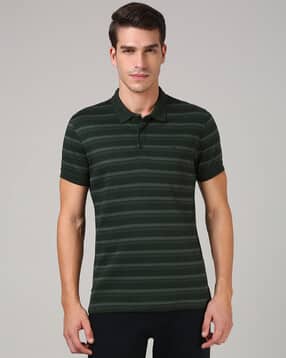 van heusen Men Stripes Regular Fit Polo T-Shirt-picture-17
