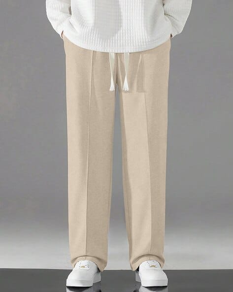 Buy Off White Trousers & Pants for Men by KAJARU X AG Online Buy Off White Trousers & Pants for Men by KAJARU X AG Online