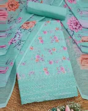 Women Embroidered 3-Piece Unstitched Dress Material