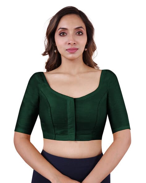Buy RENE Women Front Open Blouse Online | Ajio.com