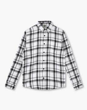 Boys Checked Boxy Fit Shirt