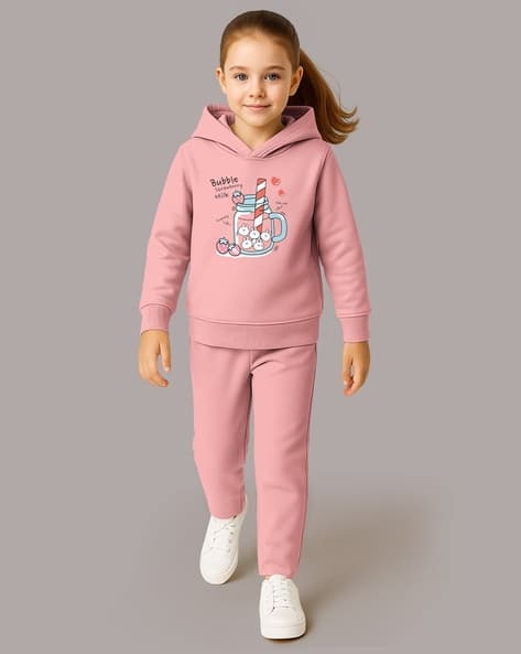 Hellcat Girls Graphic Print Tracksuit Set