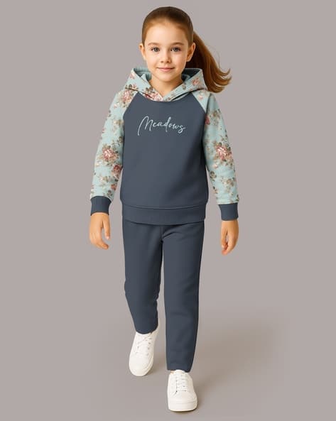Hellcat Girls Typographic Print Tracksuit Set
