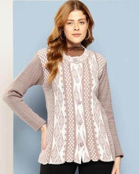 aarika girls ethnic Women Self-Design Cardigan-picture-31