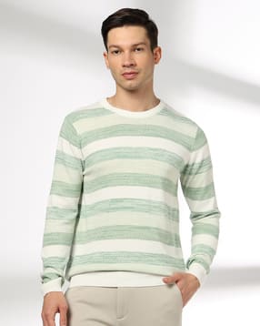netplay Men Striped Slim Fit Round-Neck T-Shirt-picture-35
