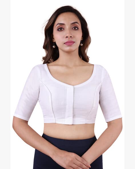 Buy RENE Women Front Open Blouse Online | Ajio.com