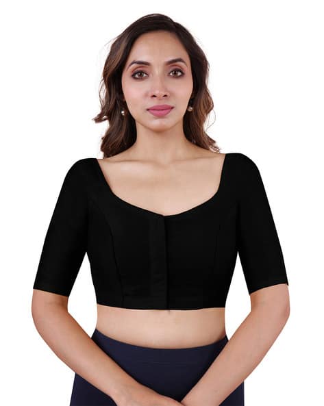 Buy RENE Women Front Open Blouse Online | Ajio.com
