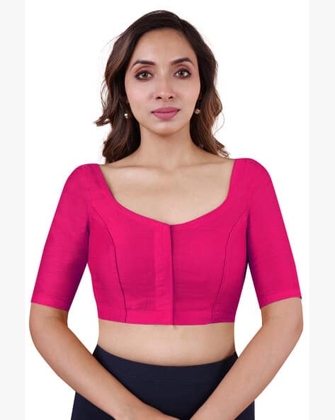 Buy RENE Women Front Open Blouse Online | Ajio.com