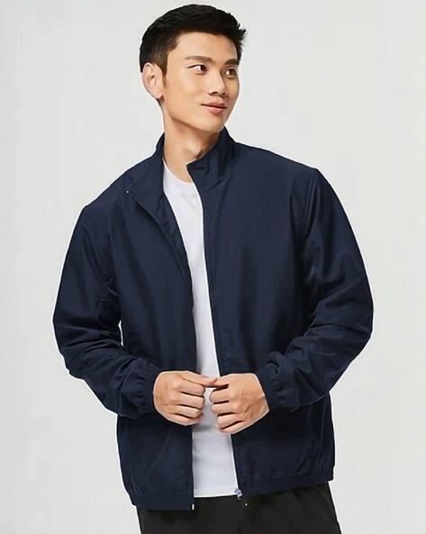 NEONOMAD Men Regular Fit Zip-Front Bomber Jacket